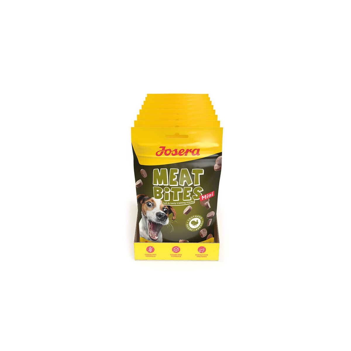 Maškrty pre psov Josera Meat Bites 70 g Páv